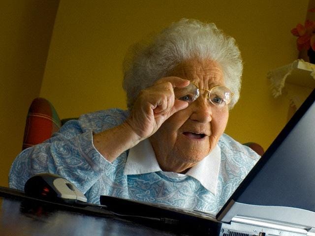 Grandma Finds The Internet Blank Meme Template - Imgflip