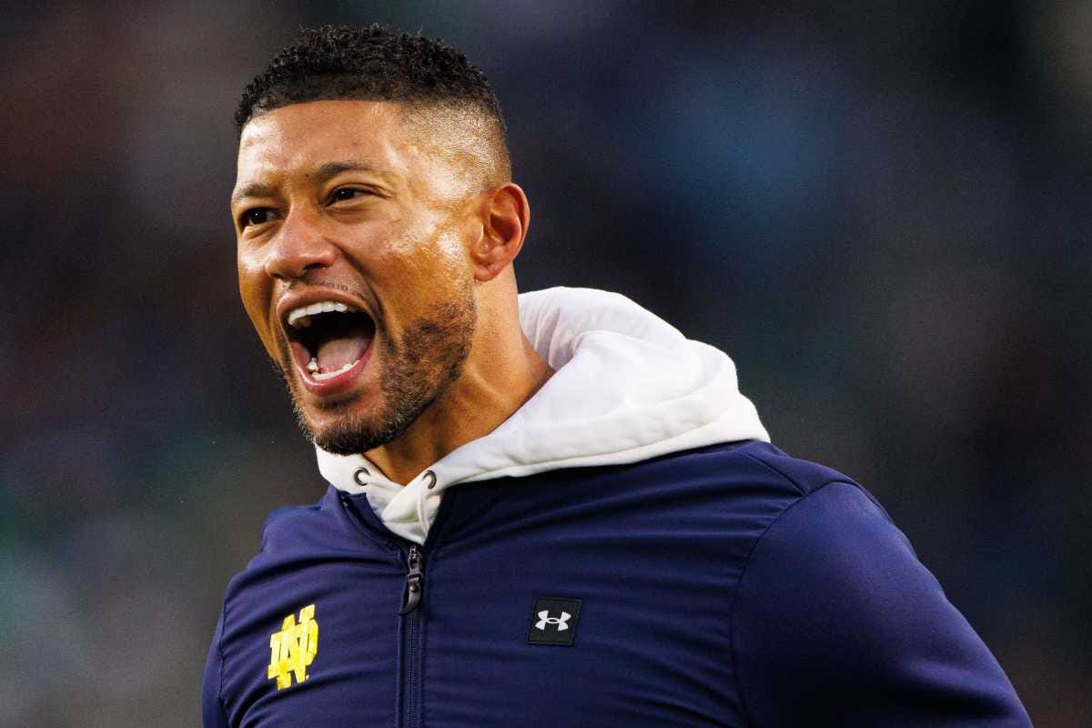 Notre Dame Coach Marcus Freeman Appears on Potential 2025 NFL Hires List -  Athlon Sports