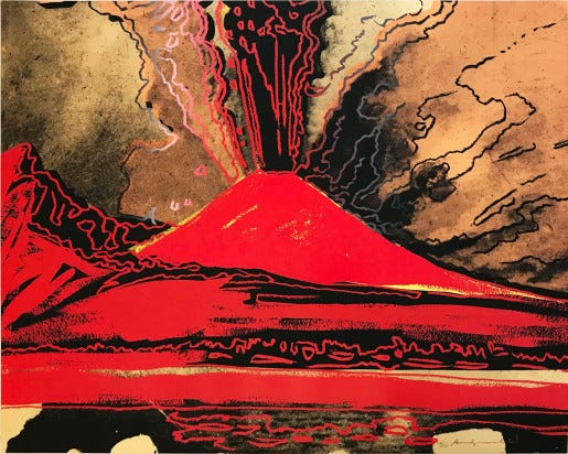 Andy Warhol, Vesuvius (FS II.365), 1985
