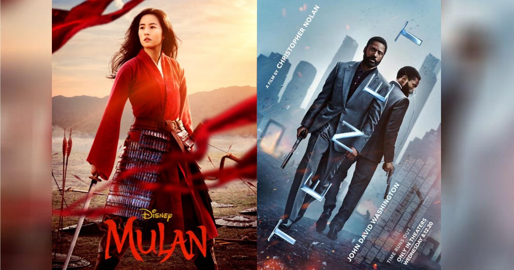 Mulan' coming to Disney+ as US$30 rental, 'Tenet' to be released in S'pore  on Aug. 27 - Mothership.SG - News from Singapore, Asia and around the world
