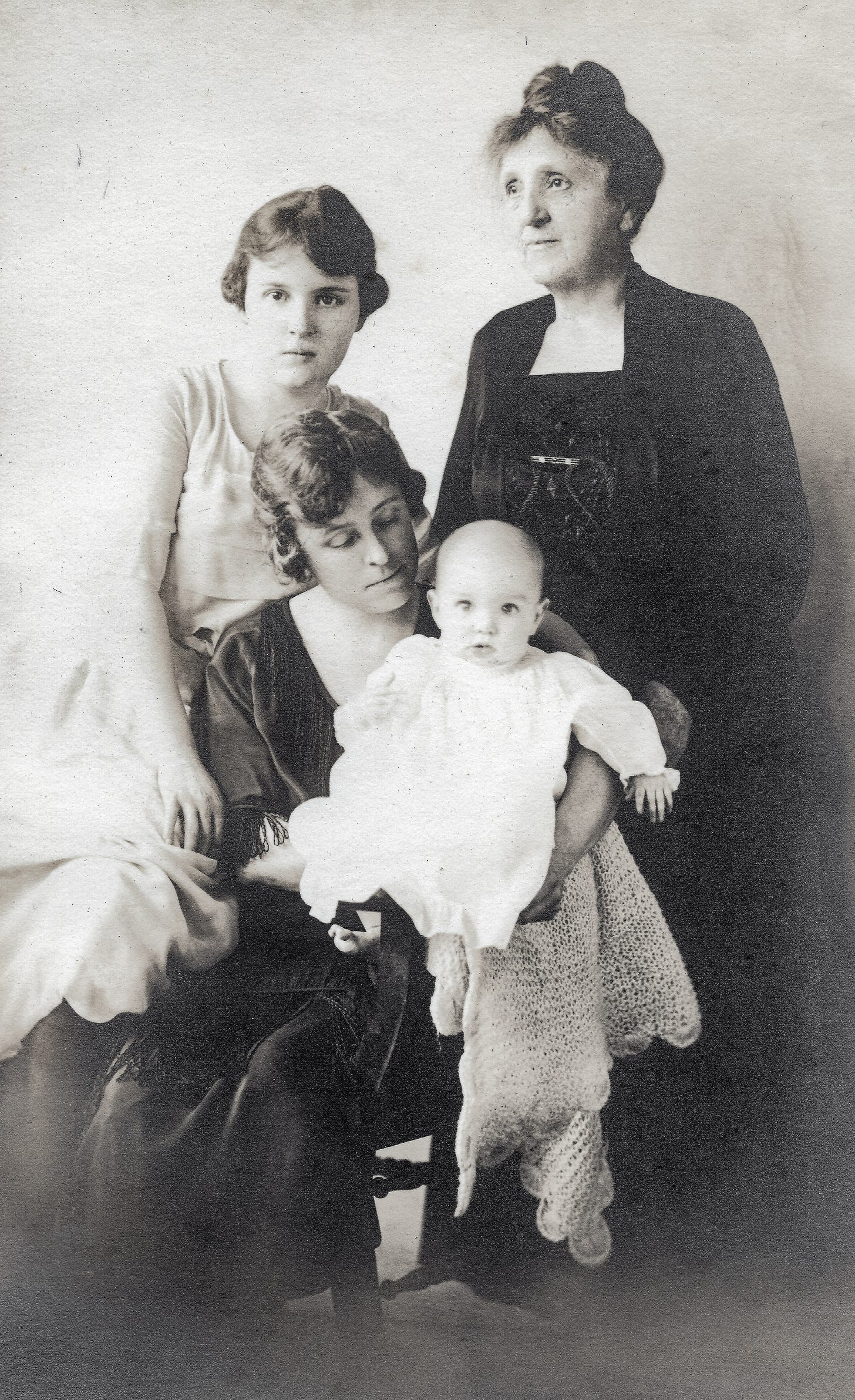 Four generations of women