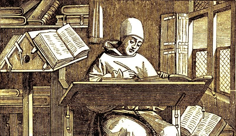 Medieval scribe