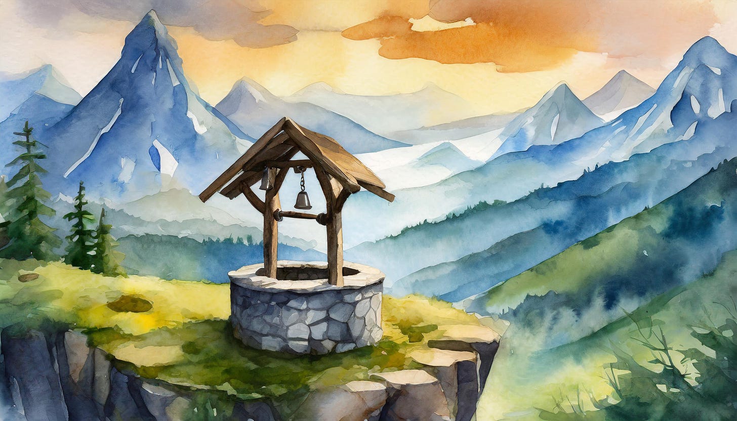 A well on a mountain