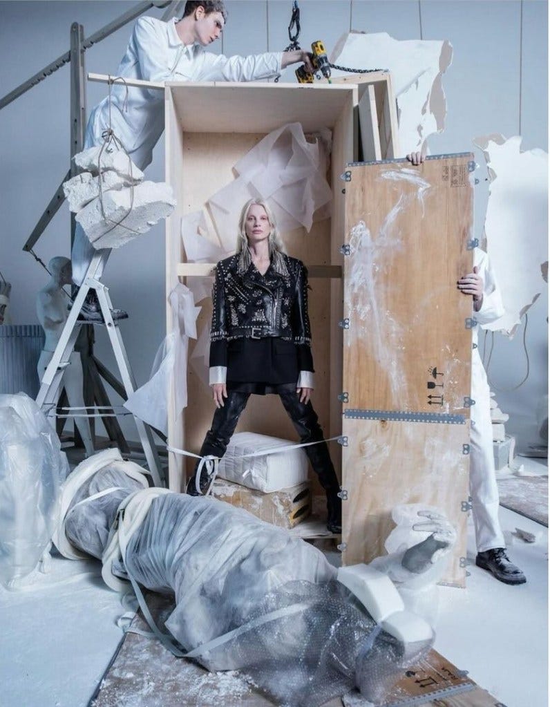 The fashion brand said the concept for the ad campaign was decided well before the current fighting in Gaza.