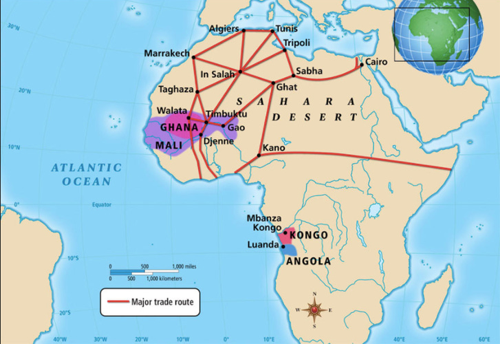 Map Of Trans Saharan Trade Download Scientific Diagra - vrogue.co