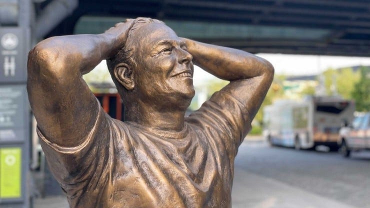Estatua de Elon Musk inaugurada estos días en Nueva York 