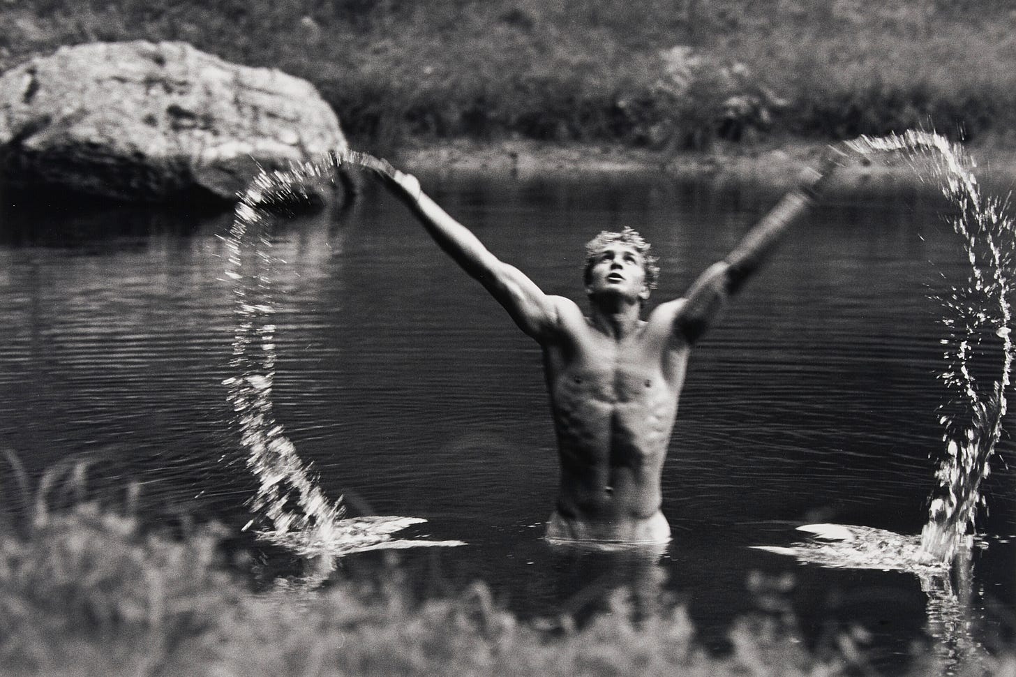 DUANE MICHALS (B. 1932), I See a Beautiful Gigantic Swimmer | Christie's