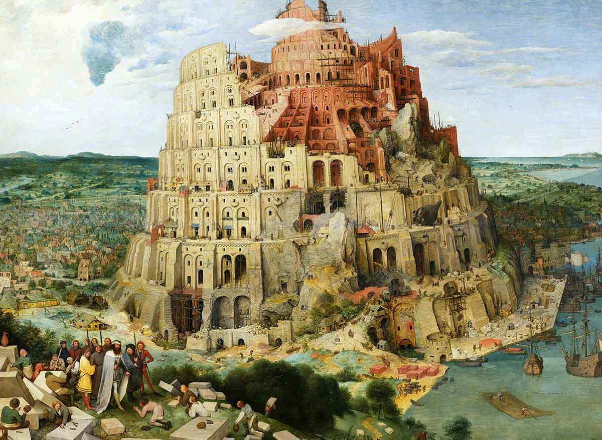 pieter brugel tower babel painting