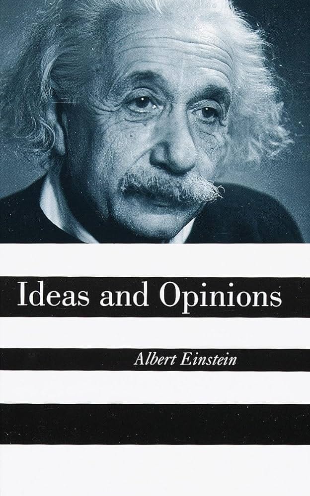 Ideas And Opinions: Einstein, Albert: 9780517884409: Amazon.com: Books