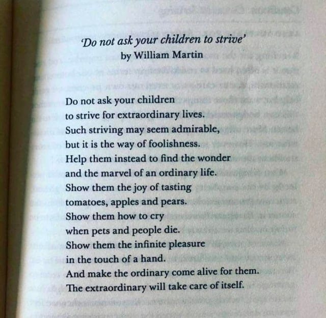 r/Poetry - [POEM] Do not ask your children to strive by William Martin