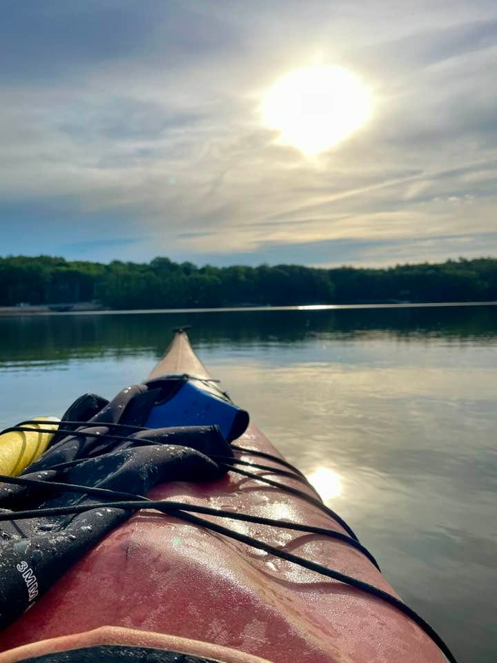 May be an image of kayak and lake