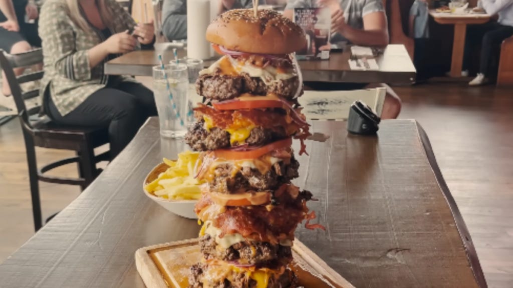 Dublin's Tallest Burger Challenge 