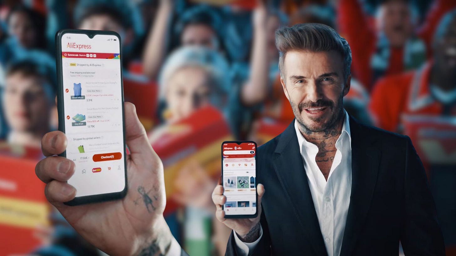 AliExpress scores with David Beckham as new global brand ambassador |  Marketing-Interactive