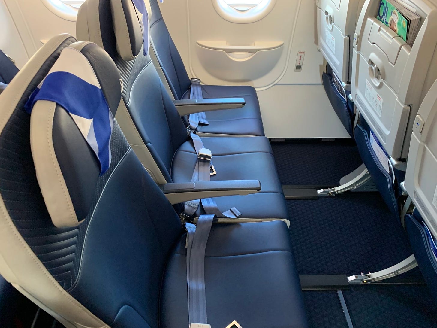 Aegean Airlines A320neo up front economy seat