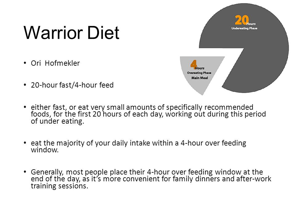 What is the Warrior Diet (Warrior Diet Basics and Mistakes) - Siim Land Blog
