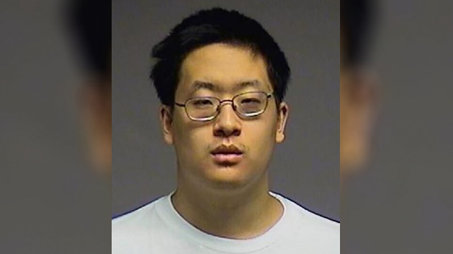 PHOTO: Booking photo of Patrick Dai. PHOTO: Booking photo of Patrick Dai.