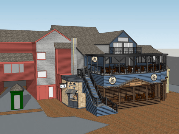 Wharf Fish House + Tiki Bar is adding a second-floor deck, third-floor balcony