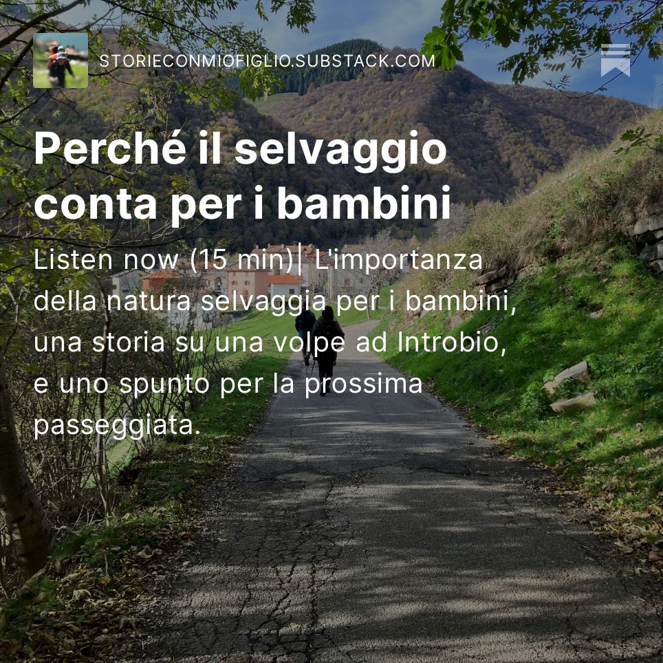 https://storieconmiofiglio.substack.com/p/perche-il-selvaggio-per-i-bambini