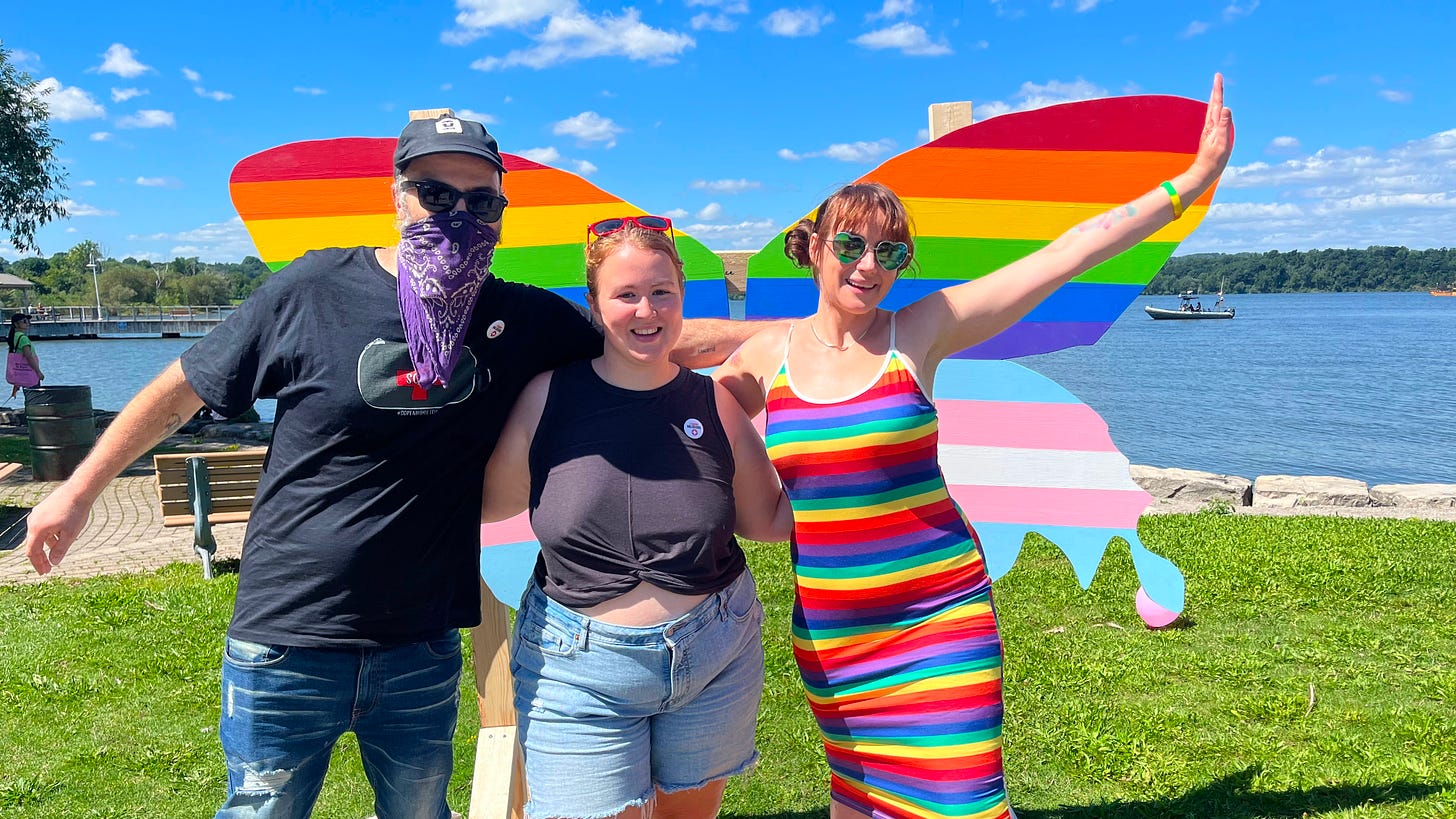 SOPEN members at Pride 2023 in Pier 4 Park