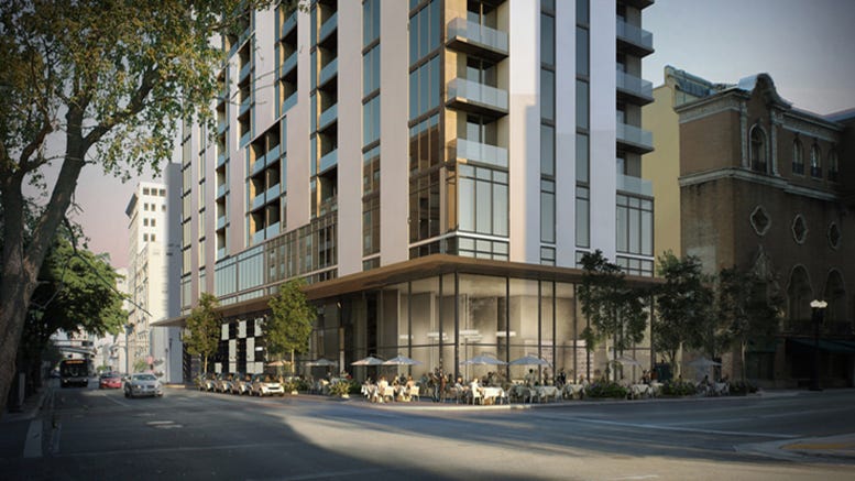  Figure 9: Artist rendition of Centro Lofts in 2013