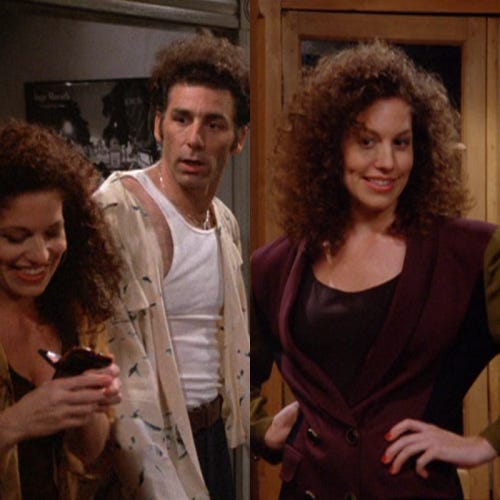 TIL: Actress C.K. Steefel plays Kramer's girlfriend in "The Keys" AND  Antique Store Sylvia in "The Cigar Store Indian" : r/seinfeld