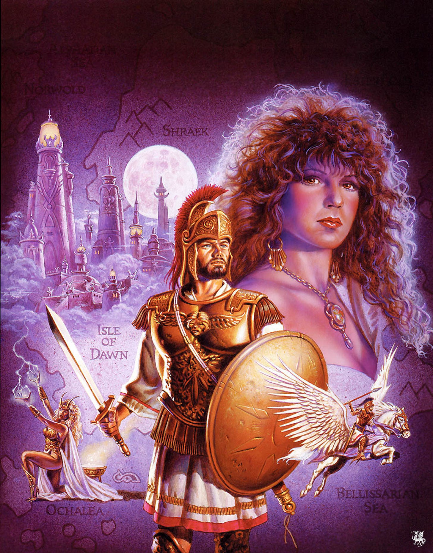 Dawn of the emperors by Clyde Caldwell: History, Analysis & Facts | Arthive