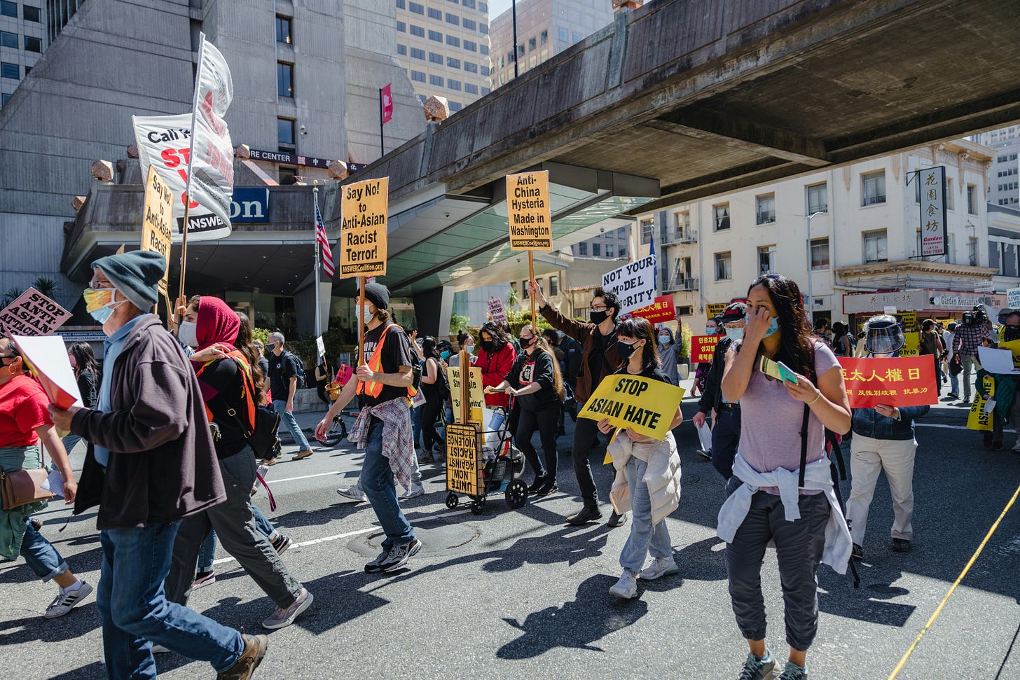 stop AAPI hate protest stop AAPI hate protest