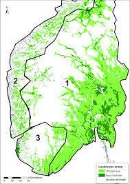 Map showing the best agricultural land in South Norway and the three... |  Download Scientific Diagram