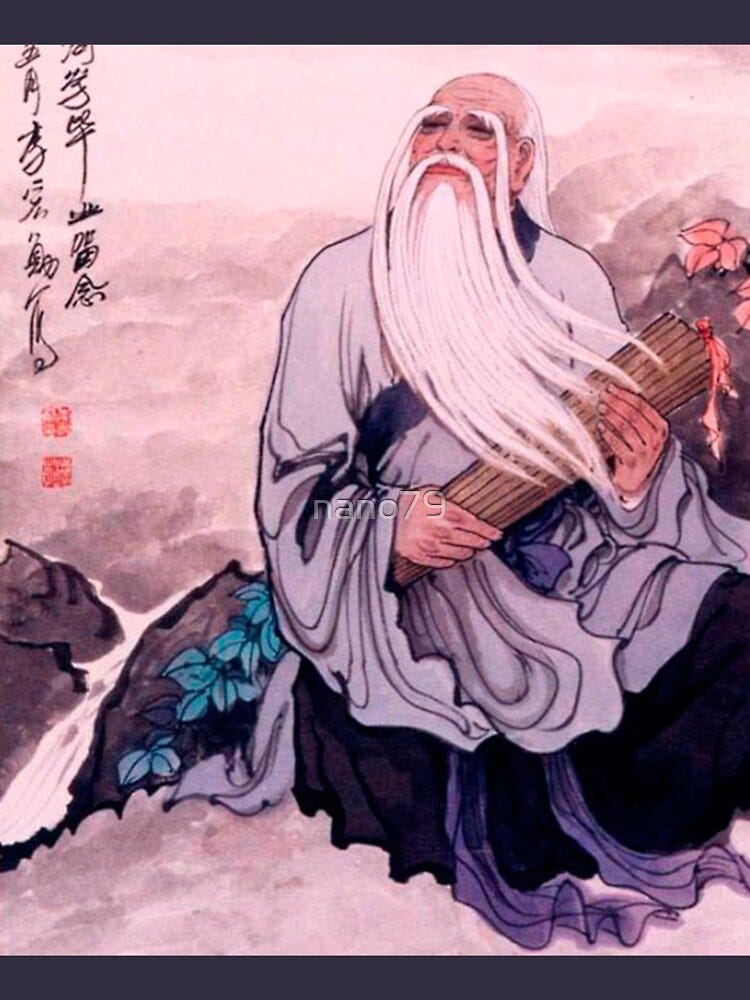 Lao Tse Tung - Lao Tzu Images Painting Art from RedBubble | Day of the Shirt