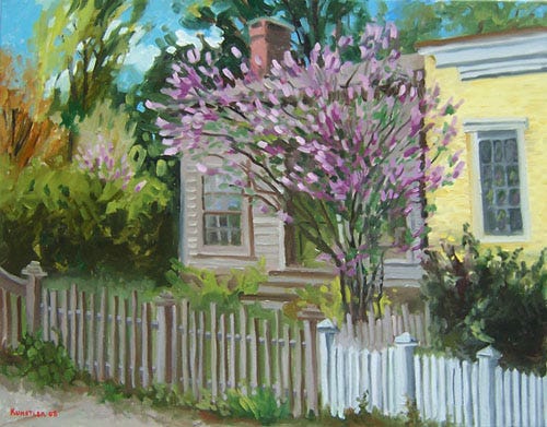 Lilac tree by J H Kunstler