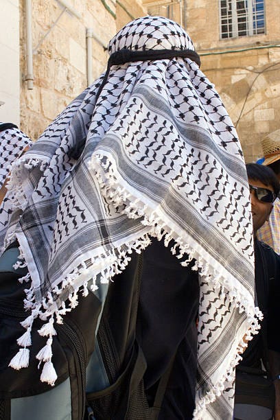 Palestinian Man With Keffiyeh Stock Photo - Download Image Now - Dress,  Historical Palestine, Scarf - iStock