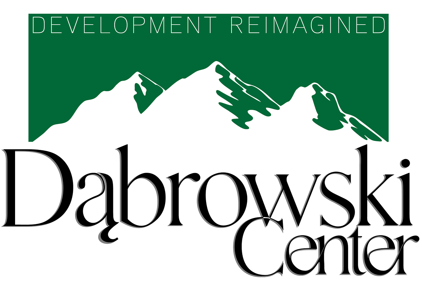 Dabrowski Center logo with tagline Development Reimagined