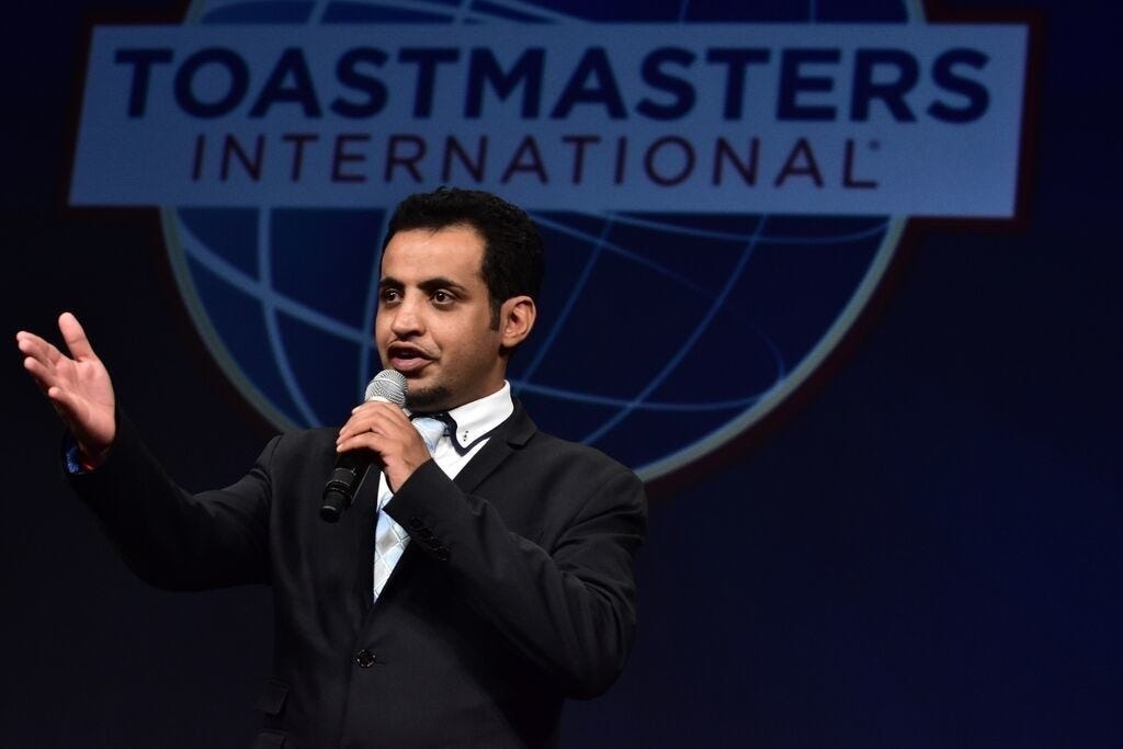 Mohammed Qahtani: 'Words are power, words could be your power', Power of  Words, Toastmasters International - 2015 — Speakola