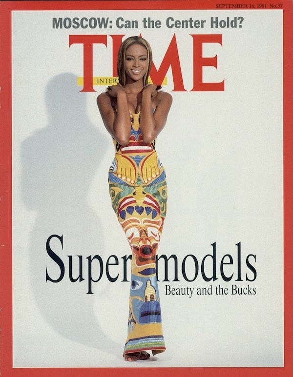 Naomi Campbell, Time Magazine, September 1991 — Google Arts & Culture