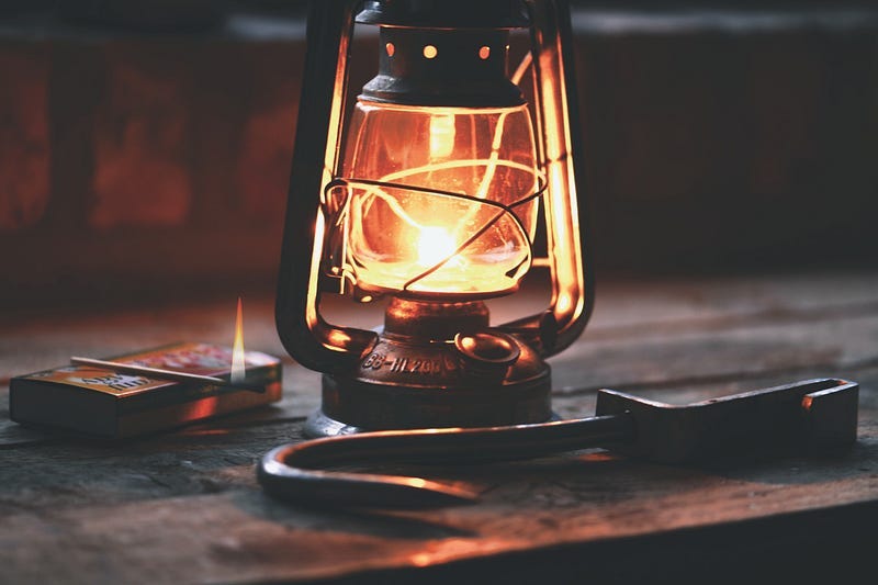 oil lamps and candles by Teekay Rezeau-Merah