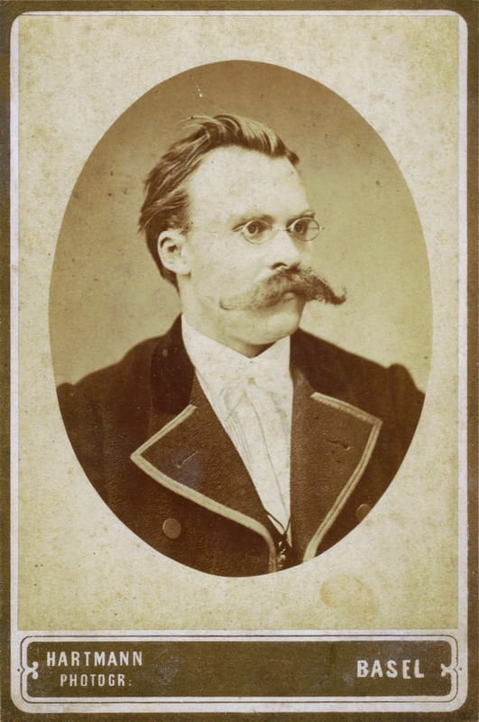 Friedrich Nietzsche as Professor of Classical Philology at the University of Basel in Switzerland. Taken in December 1872