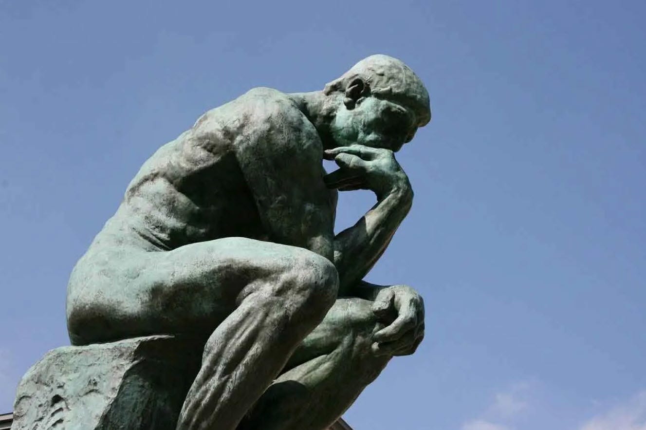 the thinker by rodin