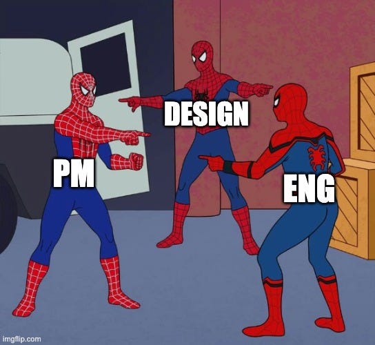 Spider Man Triple | DESIGN; PM; ENG | image tagged in spider man triple | made w/ Imgflip meme maker