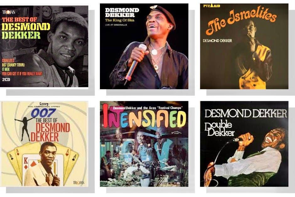 Desmond Dekker record covers.