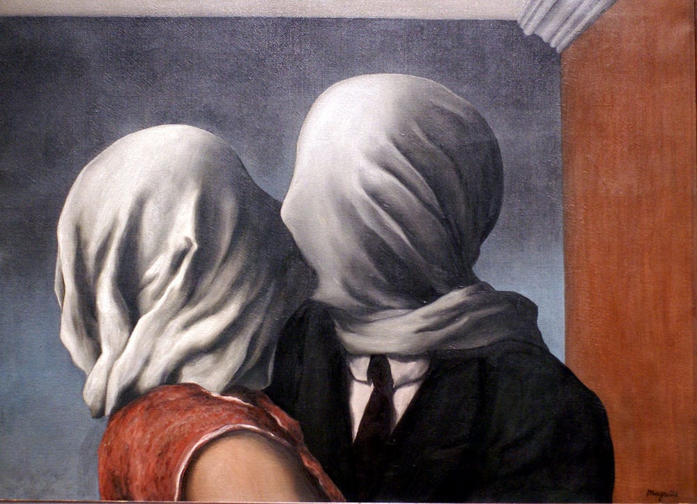 Les Amants, de Magritte