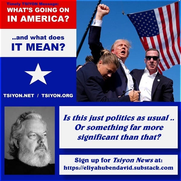 TSIYON NEWS What's going on in America? ..and what does it mean?