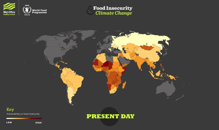 Current situation of world food insecurity