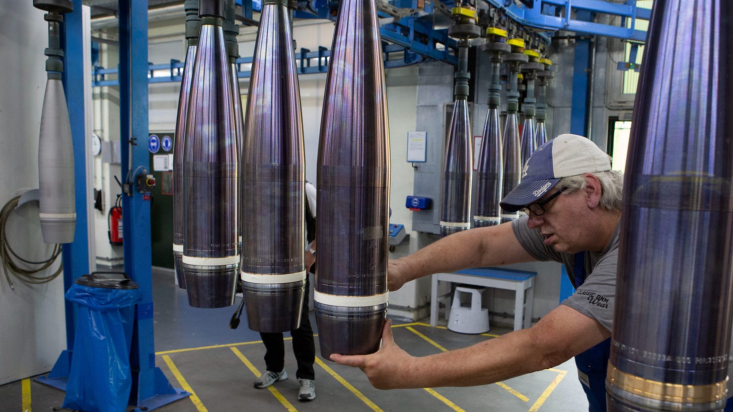 Rheinmetall: ammunition shortage keeps orders rolling in | Financial Times