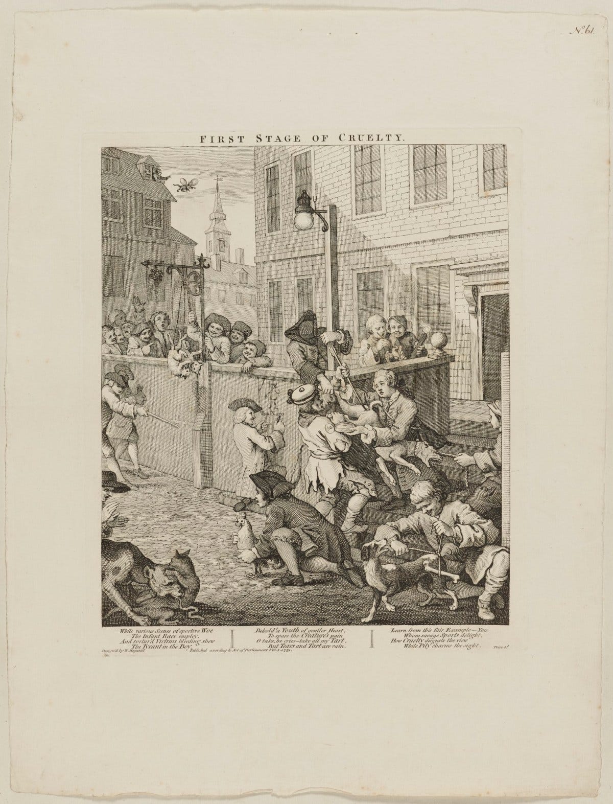 William Hogarth, The First Stage of Cruelty