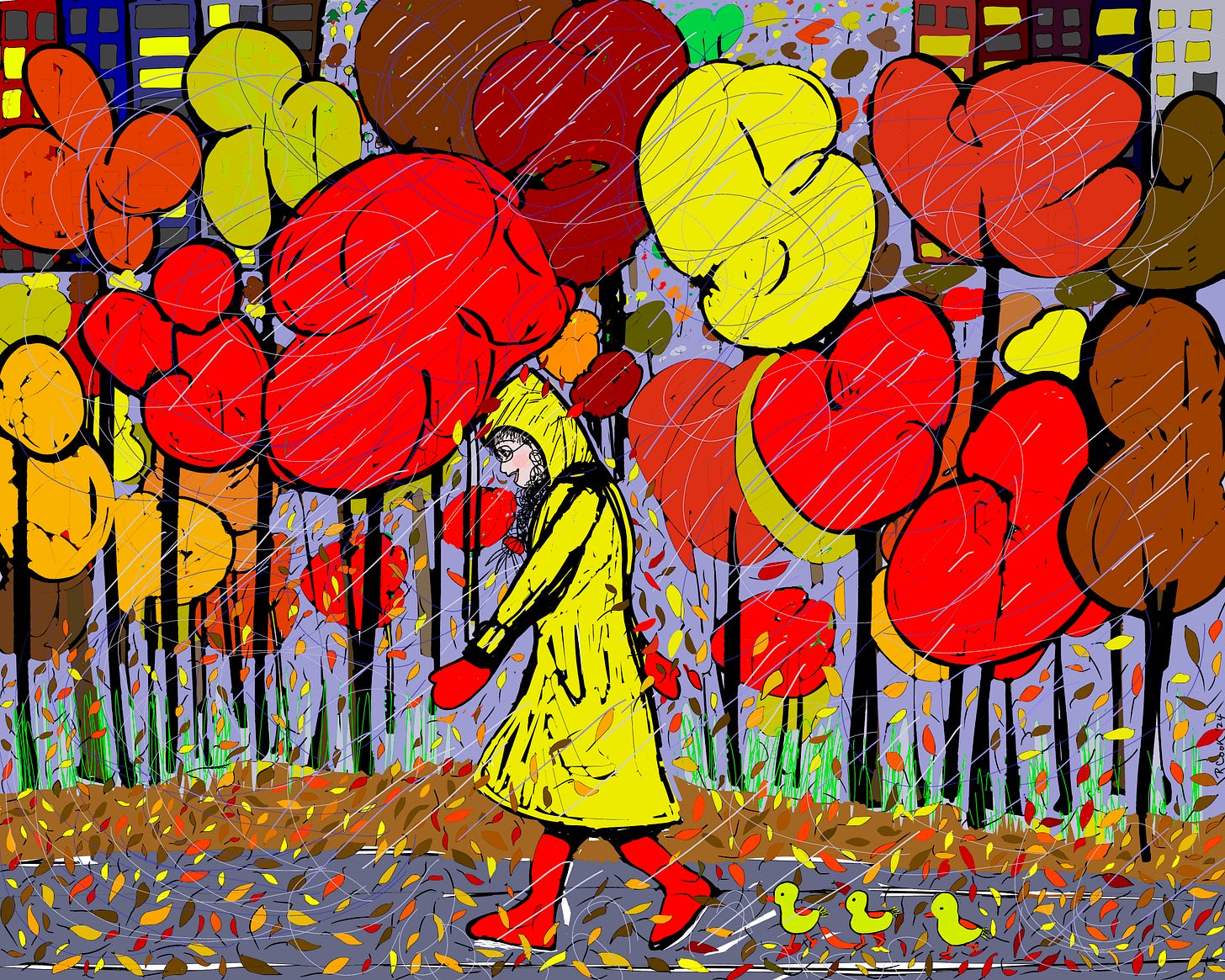 bring on the windy rain Rebecca Cook