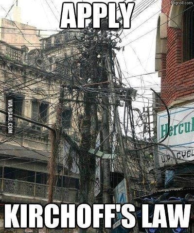 Electric engineering students can relate - Meme