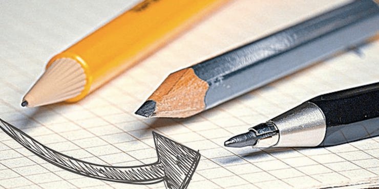 In search of the perfect pencil.