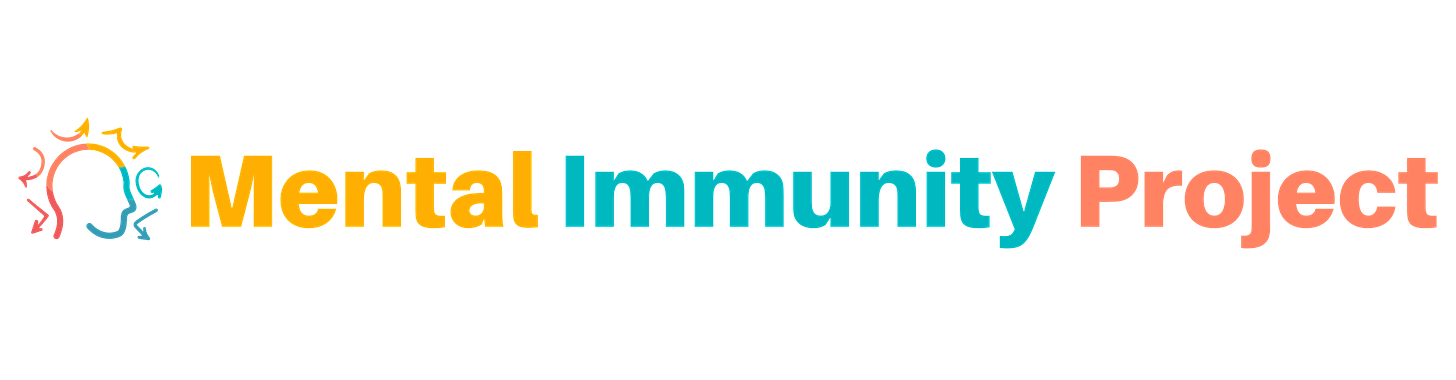 Mental Immunity Project with logo at left