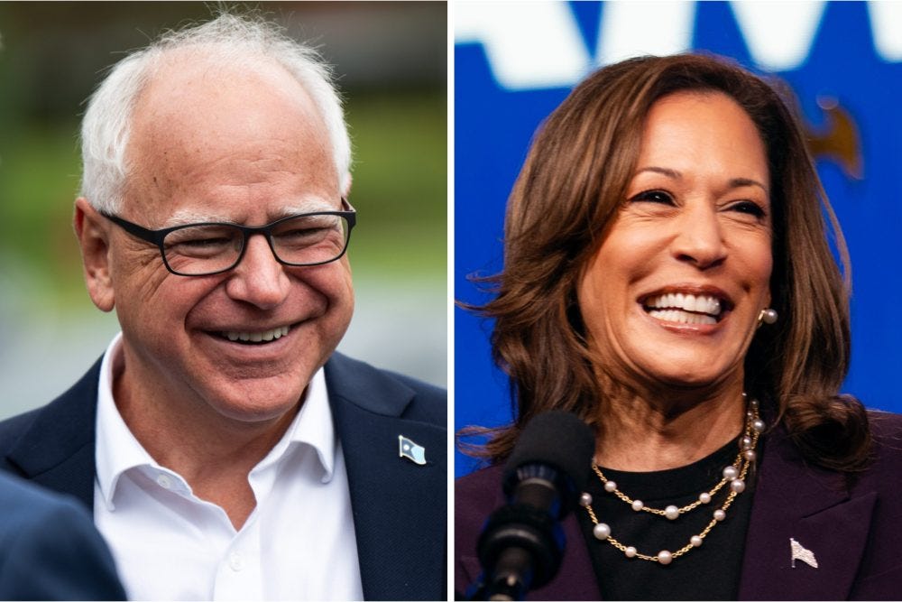 Tim Walz Is Kamala Harris' Choice for VP