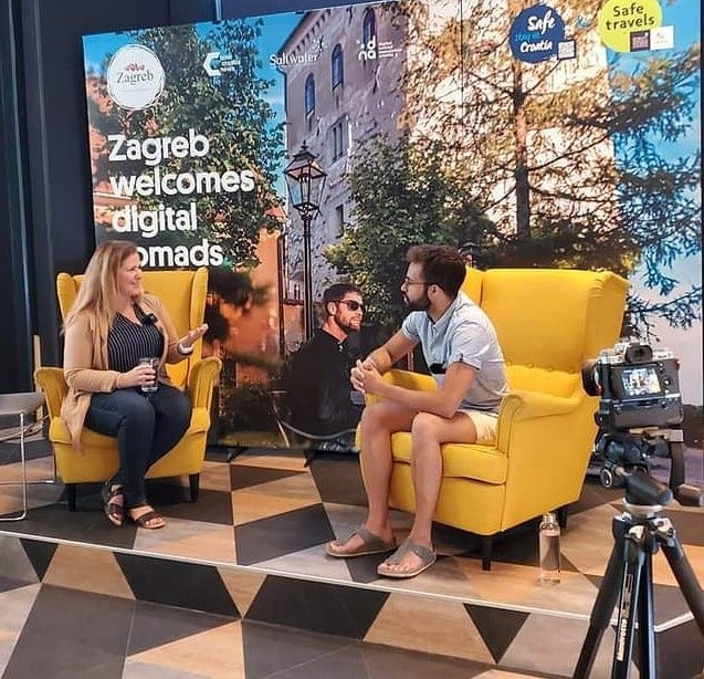 Kristie Sullivan participated in Digital Nomad Week in Croatia (2021).